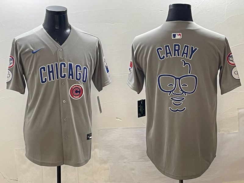 Men Chicago Cubs Blank Grey Fashion Game 2025 Nike MLB Jersey style 3->chicago cubs->MLB Jersey
